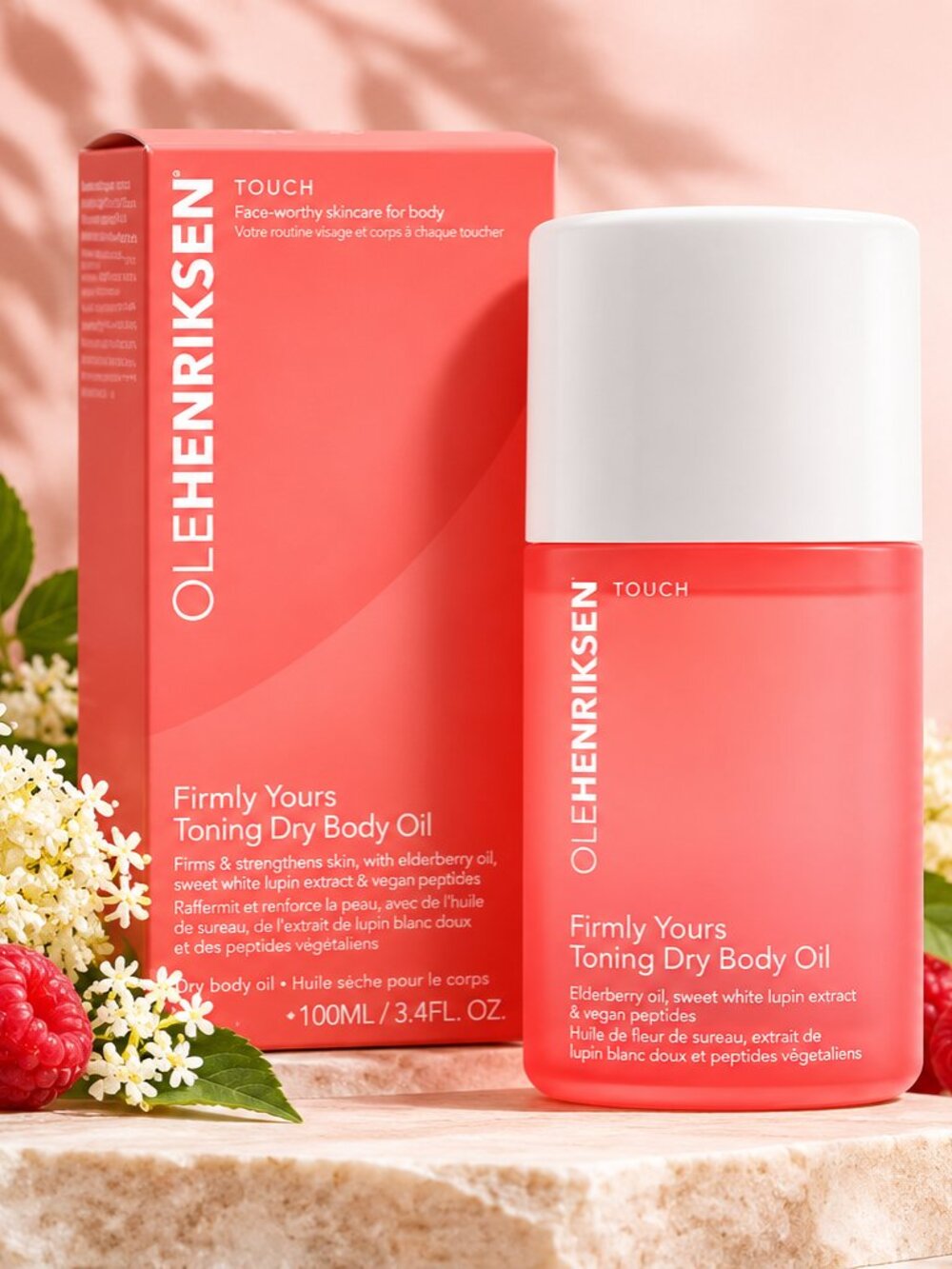 Ole Henriksen Firmly Yours Toning Dry Body Oil Peptides, 3.40 Fl Oz